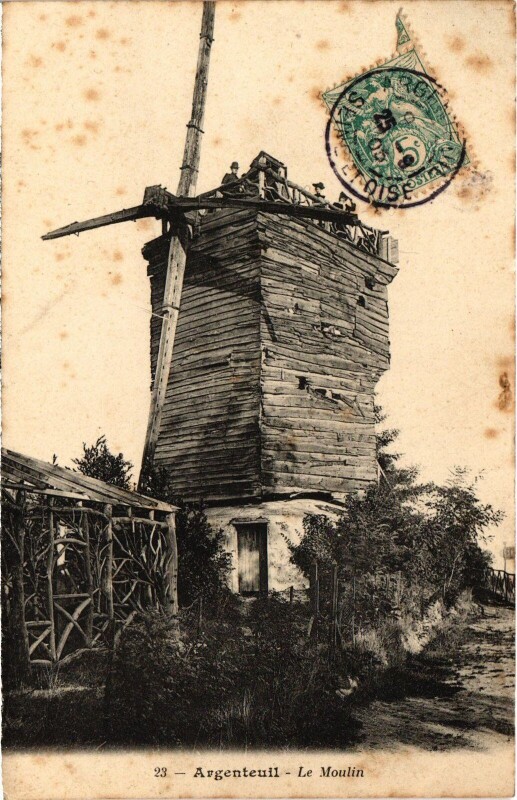 Carte postale ancienne Argenteuil Le Moulin France à Argenteuil