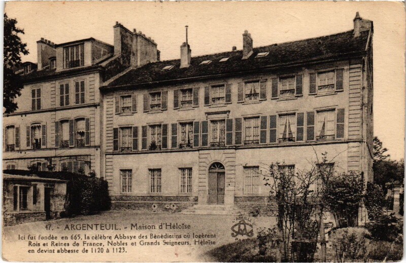 Carte postale ancienne Argenteuil Maison d'Heloise France à Argenteuil