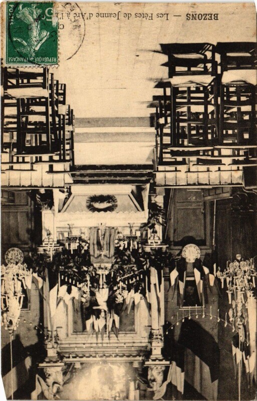 Carte postale ancienne Bezons Les Fetes de Jeanne d'Arc France à Bezons