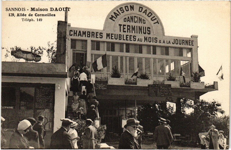 Carte postale ancienne Sannois Maison Daout France à Sannois