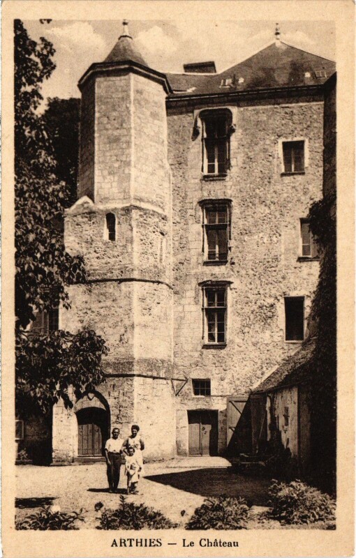 Carte postale ancienne Arthies Le Chateau France à Arthies
