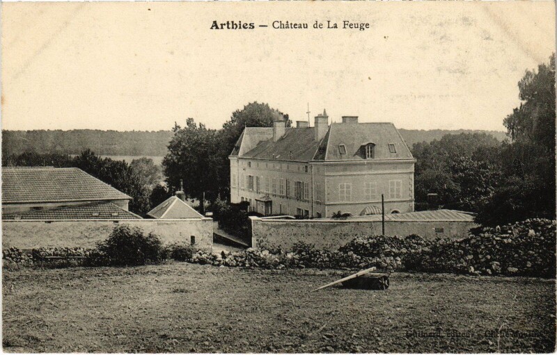 Carte postale ancienne Arthies Chateau de La Feuge France à Arthies