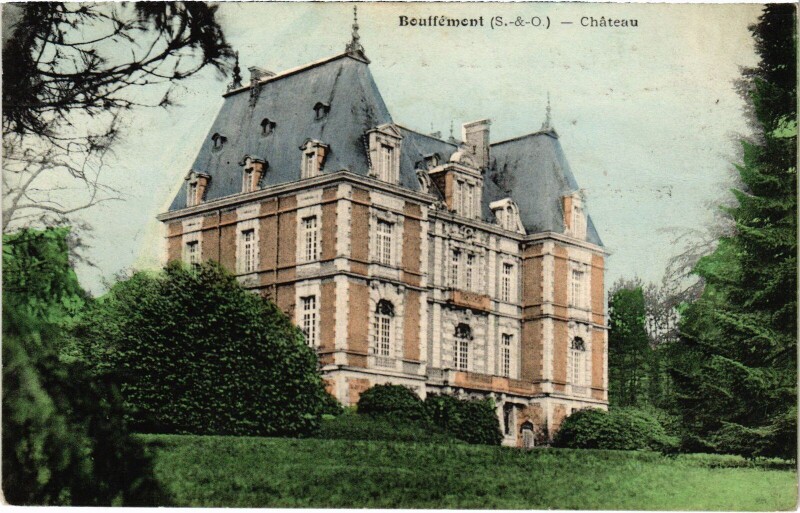 Carte postale ancienne Bouffemont Le Chateau France