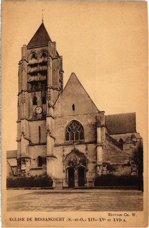 Carte postale ancienne Bessancourt Eglise France à Bessancourt