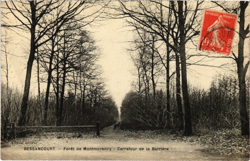 Carte postale ancienne Bessancourt Carrefour de la Barriere France à Bessancourt