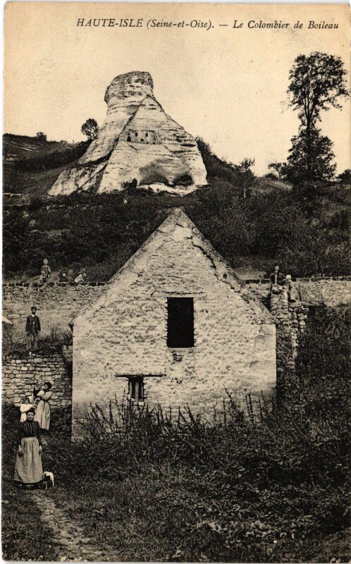 Carte postale ancienne Haute-Isle Le Colombier de Boileau France à Haute-Isle