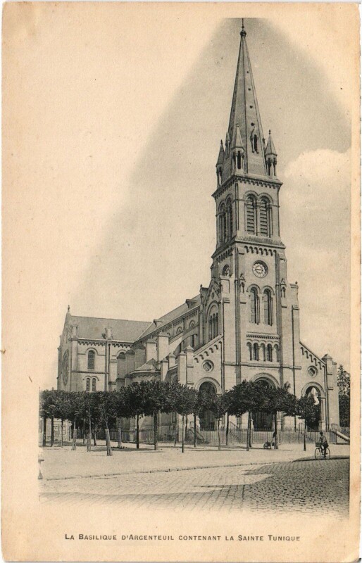Carte postale ancienne Argenteuil La Basilique France à Argenteuil
