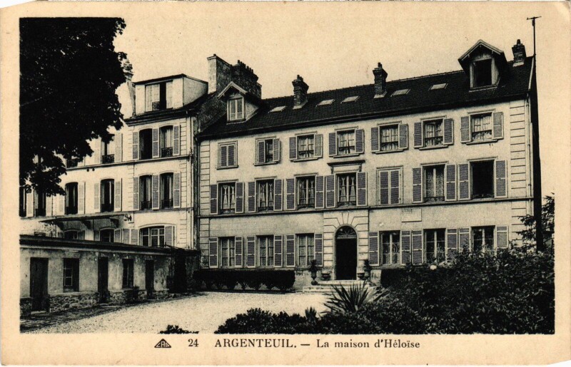 Carte postale ancienne Argenteuil La maison d'Heloise France à Argenteuil