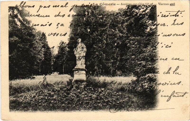 Carte postale ancienne Asnieres s Oise La Comerie France