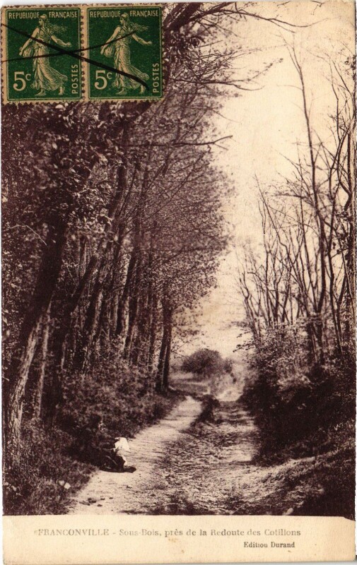 Carte postale ancienne Franconville Sous-Bois, pres de la Redoute France à Franconville