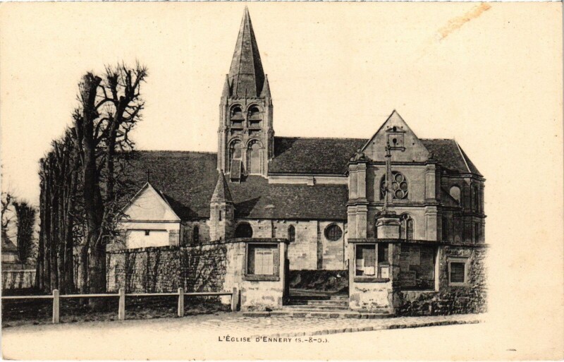Carte postale ancienne Ennery L'Eglise France à Ennery