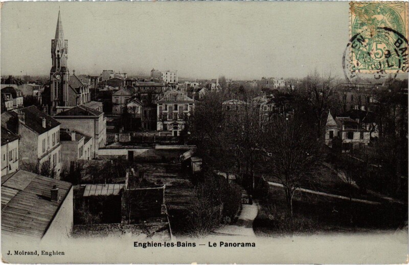 Carte postale ancienne Enghien les Bains Le Panorama France à Enghien-les-Bains