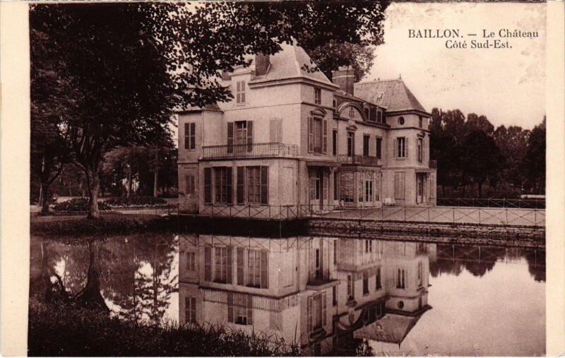 Carte postale ancienne Baillon Le Chateau France