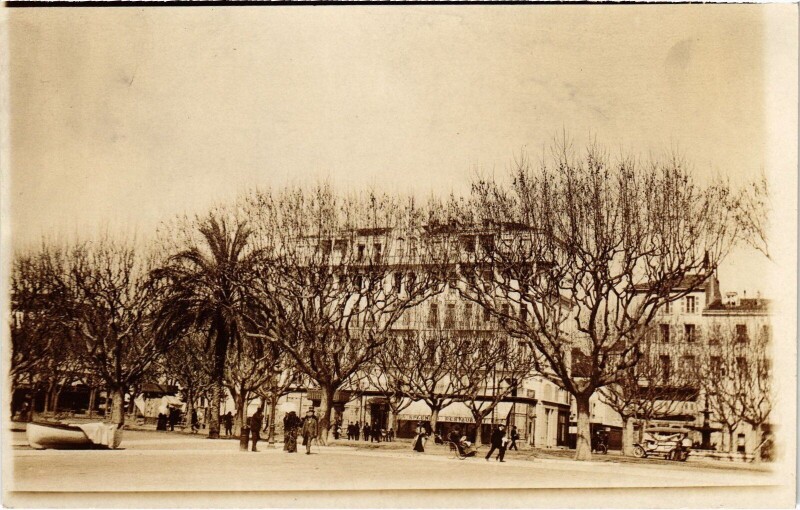 Carte postale ancienne Carte photo Cannes Hotel Splendid à Cannes