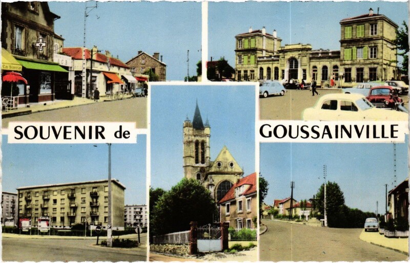 Carte postale ancienne Souvenir de Goussainville France à Goussainville