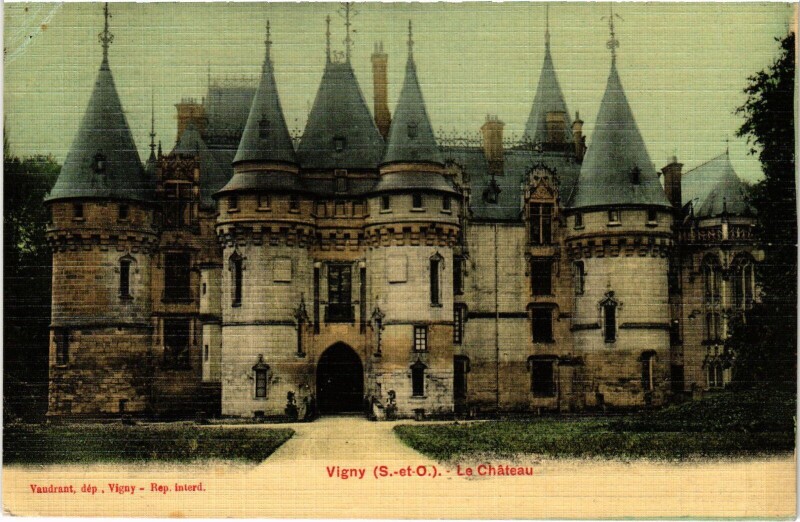Carte postale ancienne Vigny Le Chateau France à Vigny