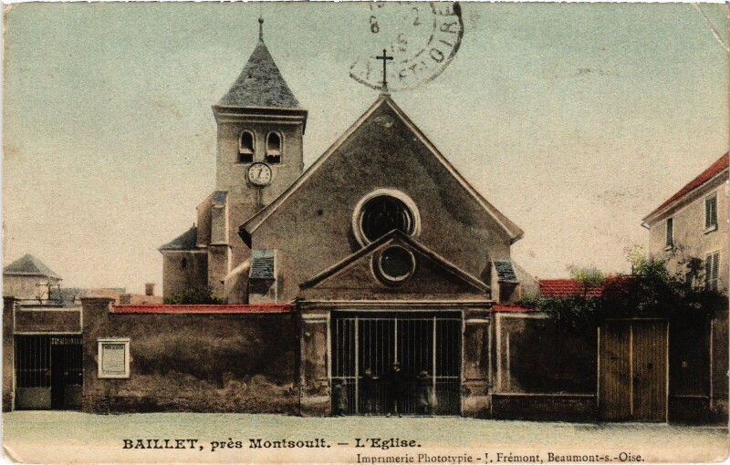 Carte postale ancienne Baillet L'Eglise France