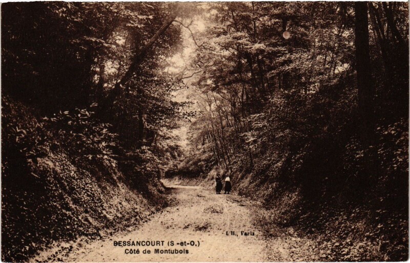 Carte postale ancienne Bessancourt Cote de Montubois France à Bessancourt