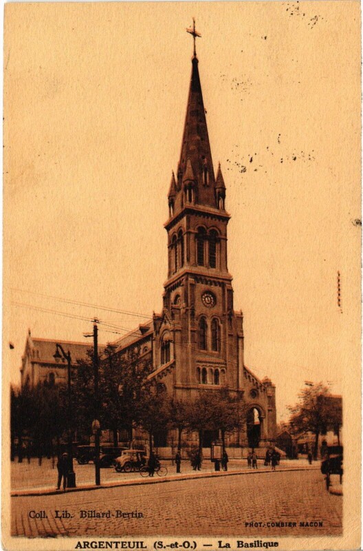 Carte postale ancienne Argenteuil La Basilique France à Argenteuil
