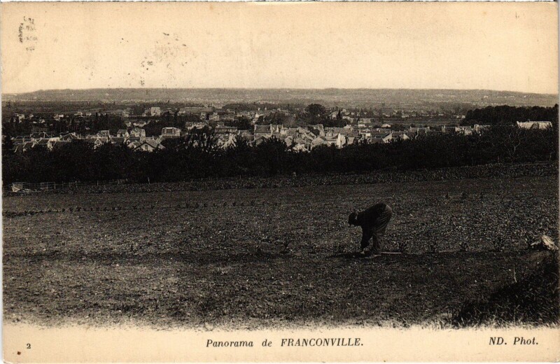 Carte postale ancienne Franconville Panorama France à Franconville