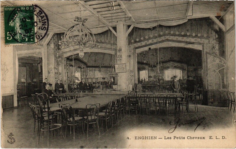 Carte postale ancienne Enghien les Bains Les Petits Chevaux France à Enghien-les-Bains