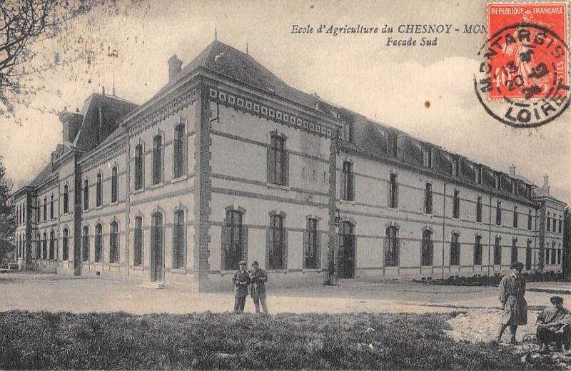 Carte postale ancienne Ecole D'Agriculture Du Chesnoy