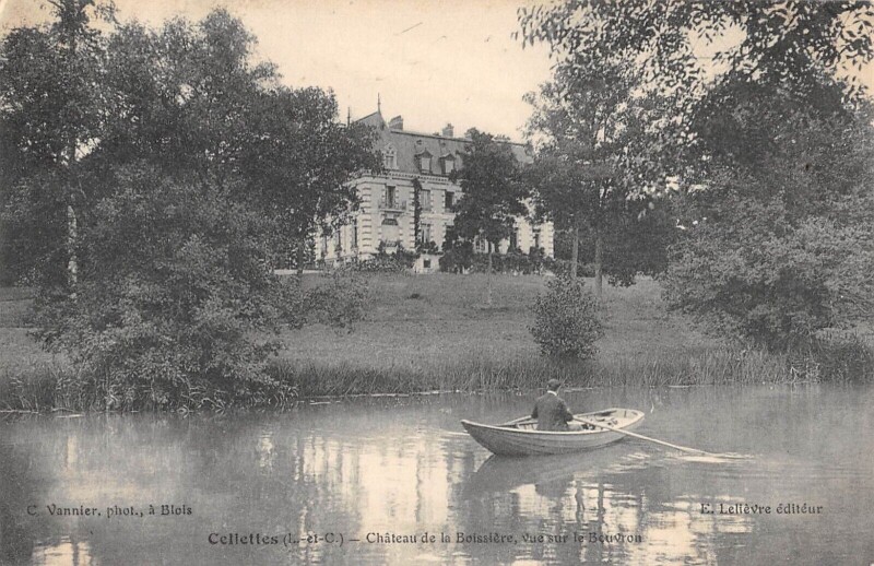Carte postale ancienne Cellettes Chateau De La Boissiere à Cellettes