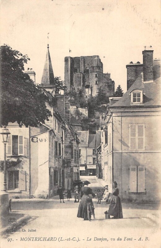 Carte postale ancienne Montrichard Le Donjon