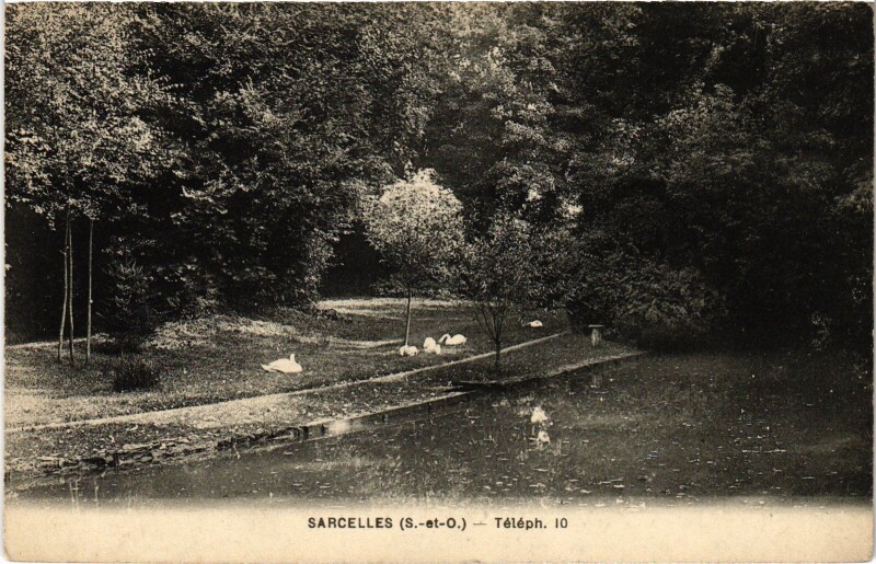 Carte postale ancienne Sarcelles Le Parc France à Sarcelles