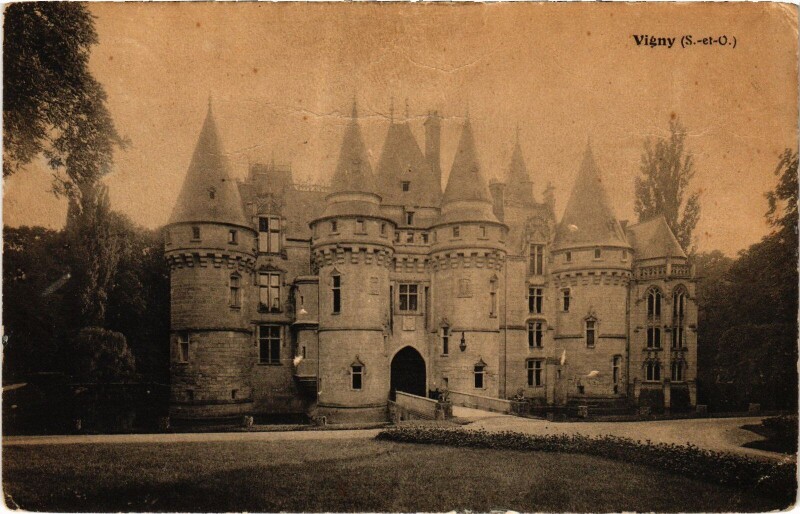 Carte postale ancienne Vigny Le Chateau France à Vigny