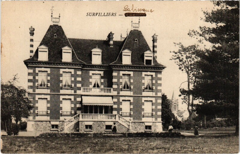 Carte postale ancienne Survilliers Le Chateau France à Survilliers