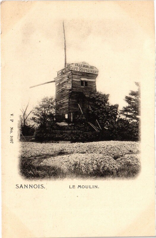 Carte postale ancienne Sannois Le Moulin France à Sannois