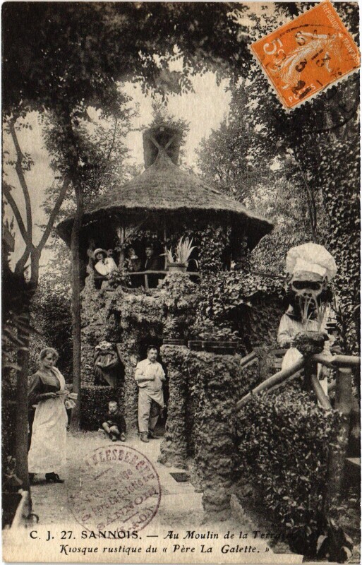 Carte postale ancienne Sannois Au Moulin de la Terrasse France à Sannois