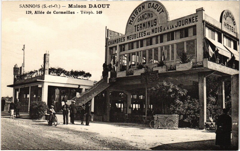 Carte postale ancienne Sannois Maison Daout France à Sannois