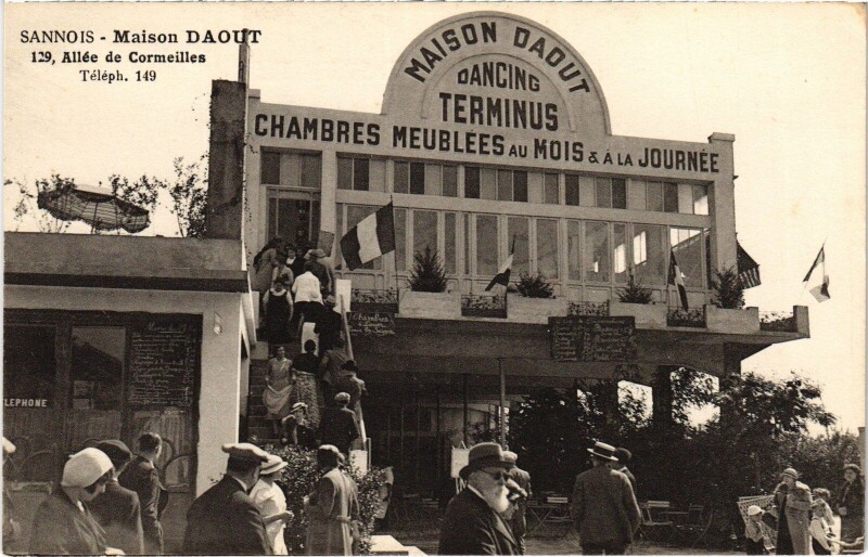 Carte postale ancienne Sannois Maison Daout France à Sannois