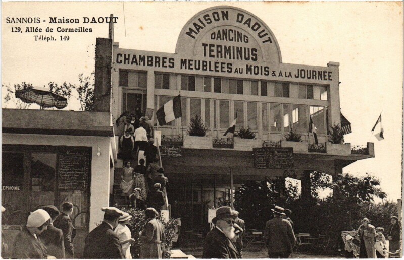 Carte postale ancienne Sannois Maison Daout France à Sannois