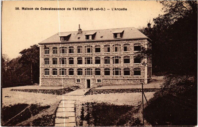 Carte postale ancienne Taverny Maison de Convalescence France à Taverny