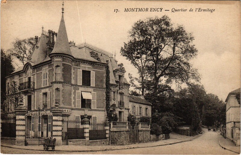 Carte postale ancienne Montmorency Quartier de l'Ermitage France à Montmorency