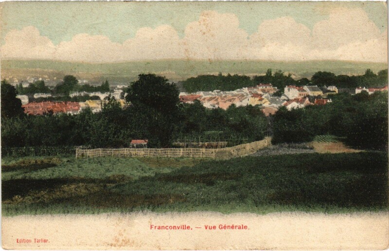 Carte postale ancienne Franconville Vue Generale France à Franconville