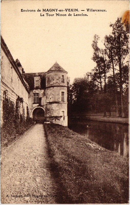 Carte postale ancienne Magny en Vexin La Tour Ninon de Lenclos France à Magny-en-Vexin