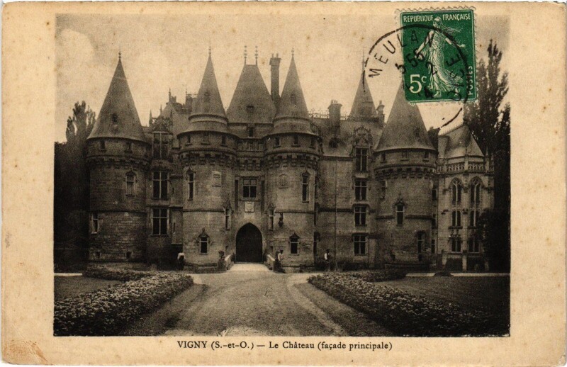 Carte postale ancienne Vigny Le Chateau France à Vigny