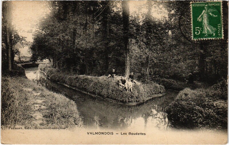 Carte postale ancienne Valmondois Les Boudettes France à Valmondois