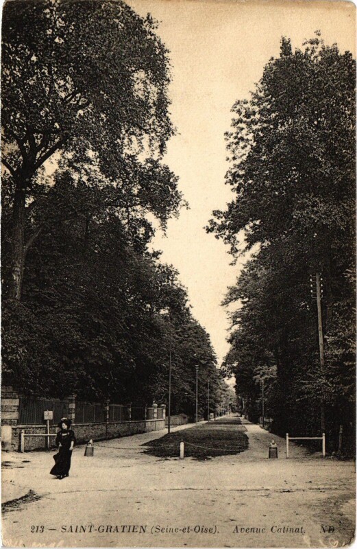 Carte postale ancienne Saint-Gratien Avenue Catinat France à Saint-Gratien
