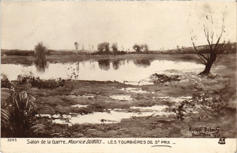 Carte postale ancienne Saint-Prix Les Tourbieres France à Saint-Prix