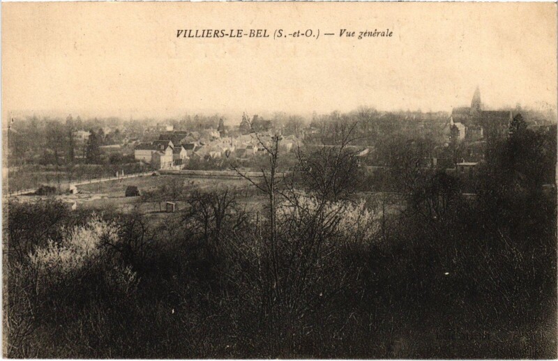 Carte postale ancienne Villiers le Bel Vue Generale France à Villiers-le-Bel