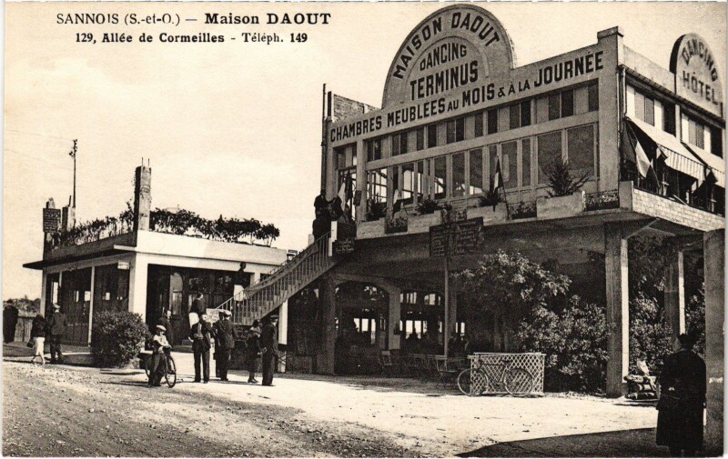Carte postale ancienne Sannois Maison Daout France à Sannois