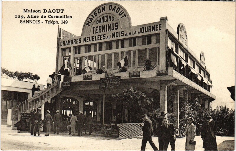 Carte postale ancienne Sannois Maison Daout France à Sannois
