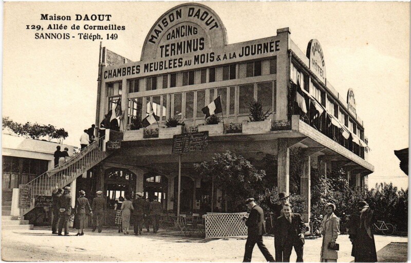 Carte postale ancienne Sannois Maison Daout France à Sannois