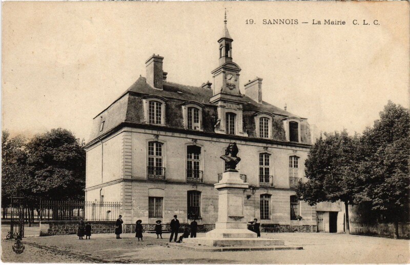 Carte postale ancienne Sannois La Mairie France à Sannois