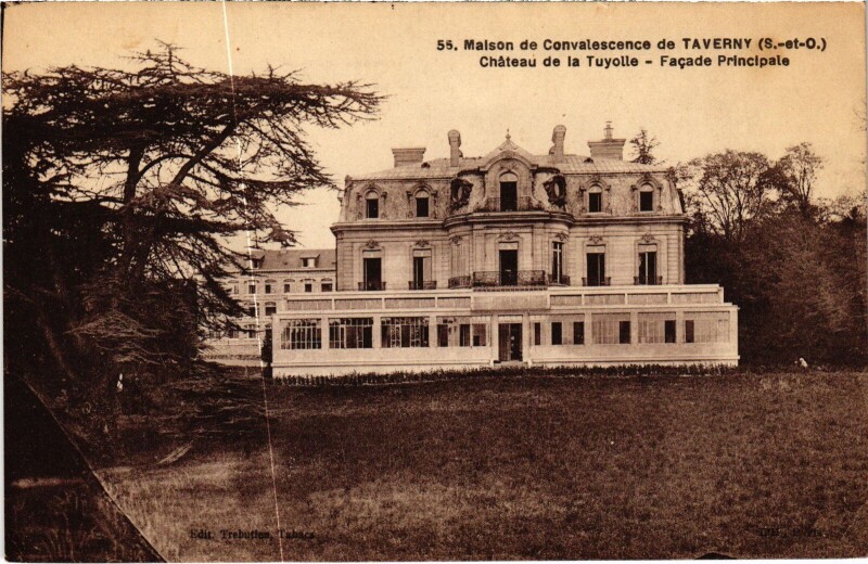 Carte postale ancienne Taverny Chateau de la Tuyolle France à Taverny